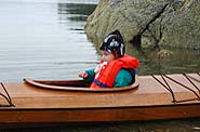 [Families enjoying kayaking on Eggemoggin Reach, Brooksville, Maine.]